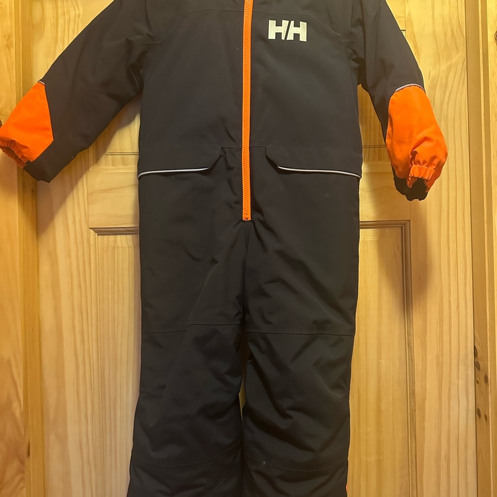 Helly Hansen Children's Blue and Orange Snowsuit